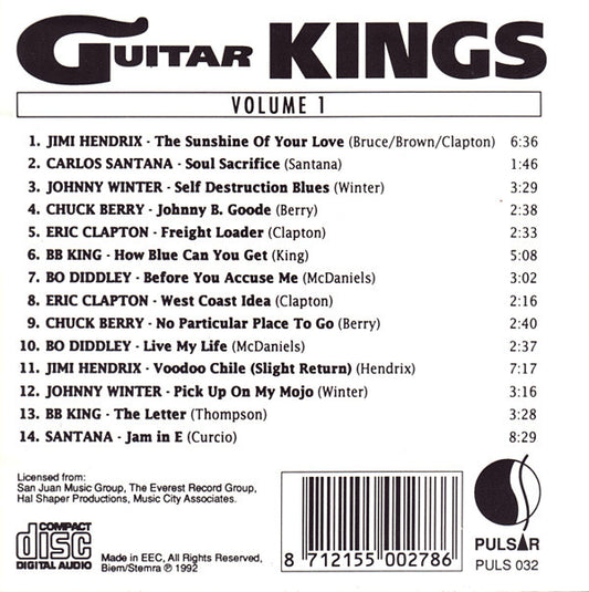 Various : Guitar Kings Volume 1 (CD, Comp)
