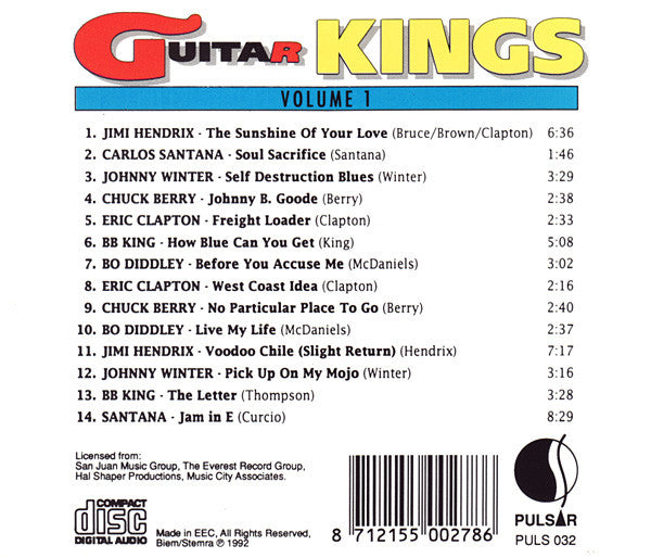 Various : Guitar Kings Volume 1 (CD, Comp)