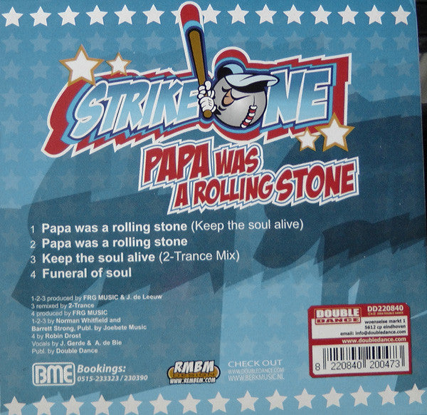 Strike One (4) : Papa Was A Rolling Stone (CD, Maxi, Car)