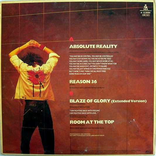 The Alarm : Absolute Reality (12", Maxi)