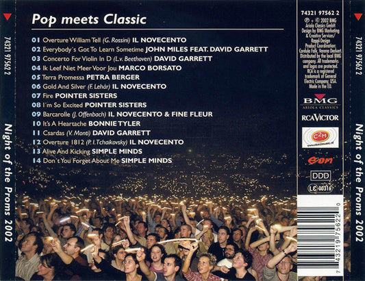 Various : The Night Of The Proms 2002 (Pop Meets Classics) (CD, Comp)