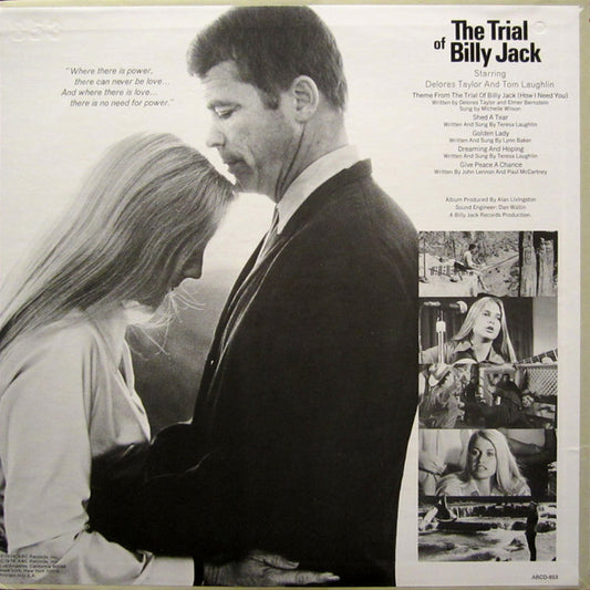 Elmer Bernstein : Original Music From The Film The Trial Of Billy Jack (LP, Album, San)