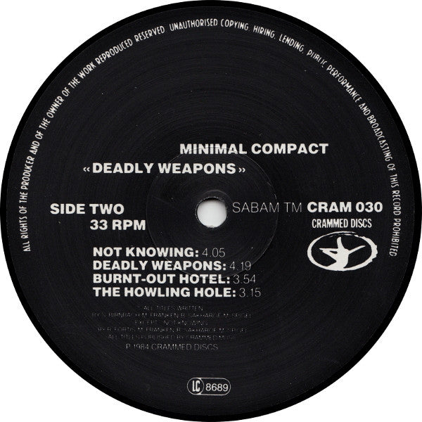 Minimal Compact : Deadly Weapons (LP, Album)