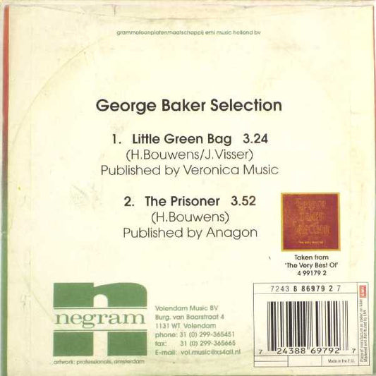 George Baker Selection : Little Green Bag (CD, Single)