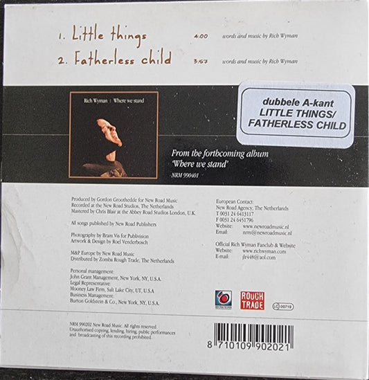 Rich Wyman : Little Things (CD, Single)