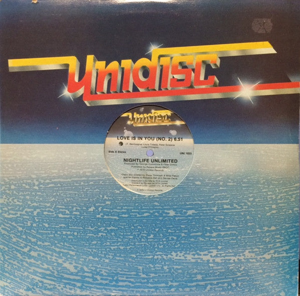 Nightlife Unlimited : Love Is In You (No. 2) / Dance Freak And Boogie (No. 2) (12")