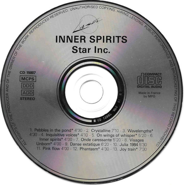 Star Inc. : Inner Spirits (CD, Album)