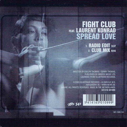 Fight Club Feat. Laurent Konrad : Spread Love (CD, Single)