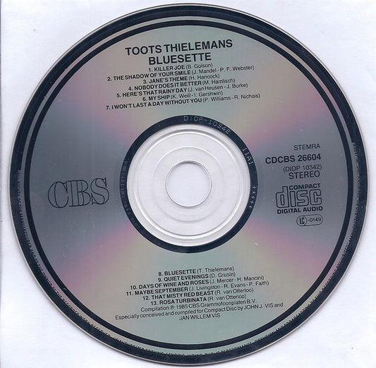Toots Thielemans : Bluesette (CD, Comp)