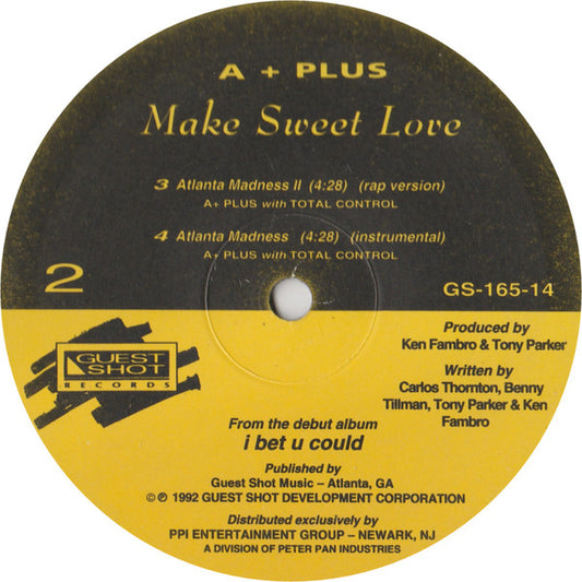 A+ Plus : Make Sweet Love (12", EP)