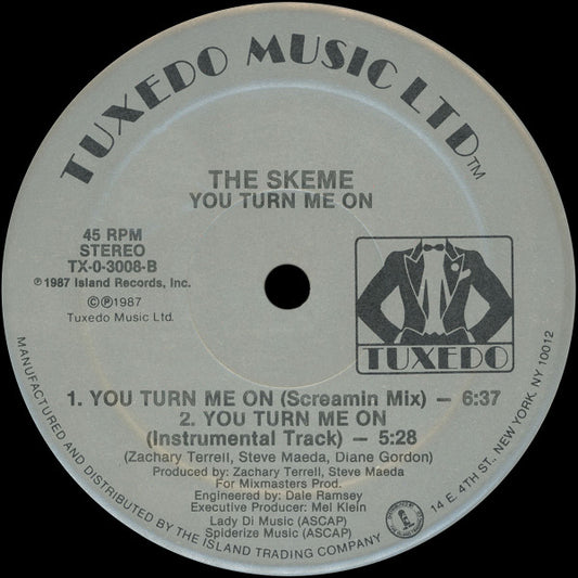 The Skeme : You Turn Me On (12")