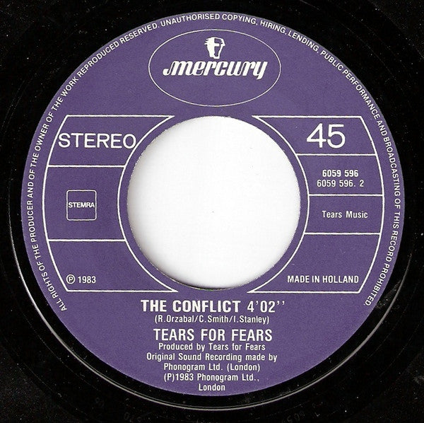 Tears For Fears : Change (7", Single)