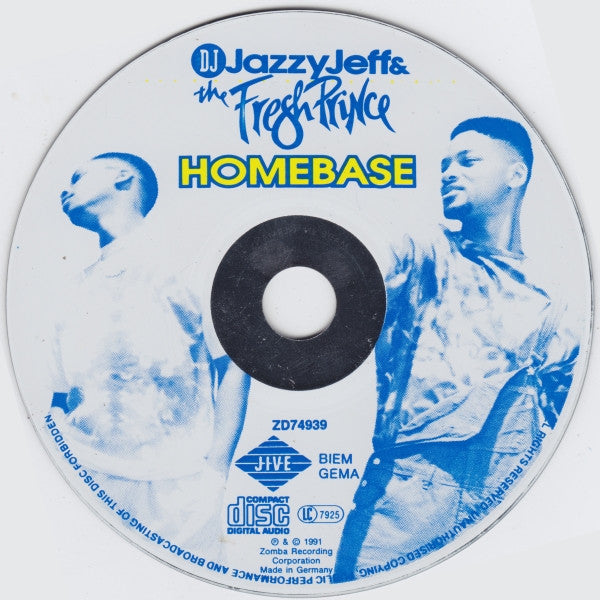 DJ Jazzy Jeff & The Fresh Prince : Homebase (CD, Album)