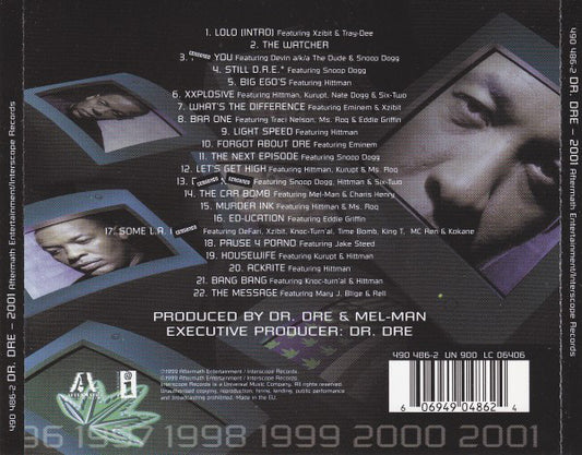 Dr. Dre : 2001 (CD, Album, Uni)