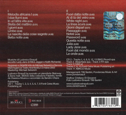 Ludovico Einaudi : La Scala: Concert 03 03 03 (2xCD, Album, Dig)