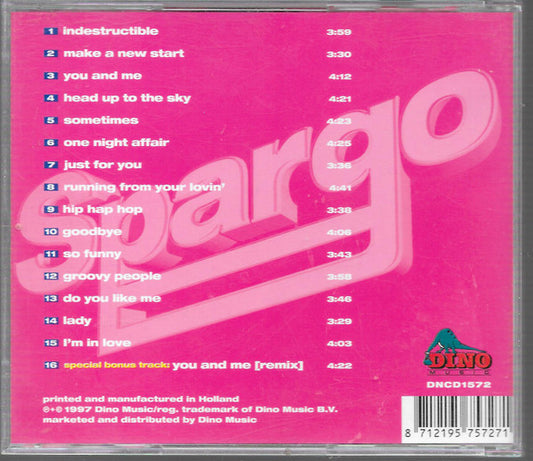 Spargo : Indestructible The Singles Collection (CD, Comp)