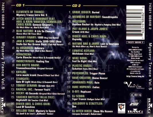 DJ Hitch Hiker : Mystery Trance Vol. 5 (2xCD, Comp, Mixed)