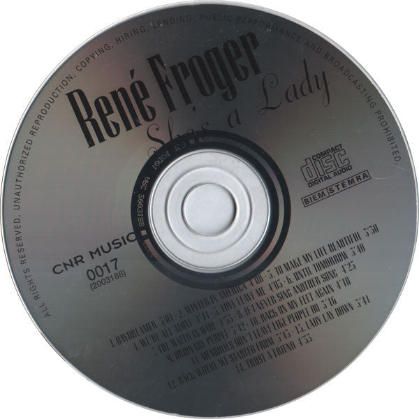 René Froger : She's A Lady (CD, Comp)