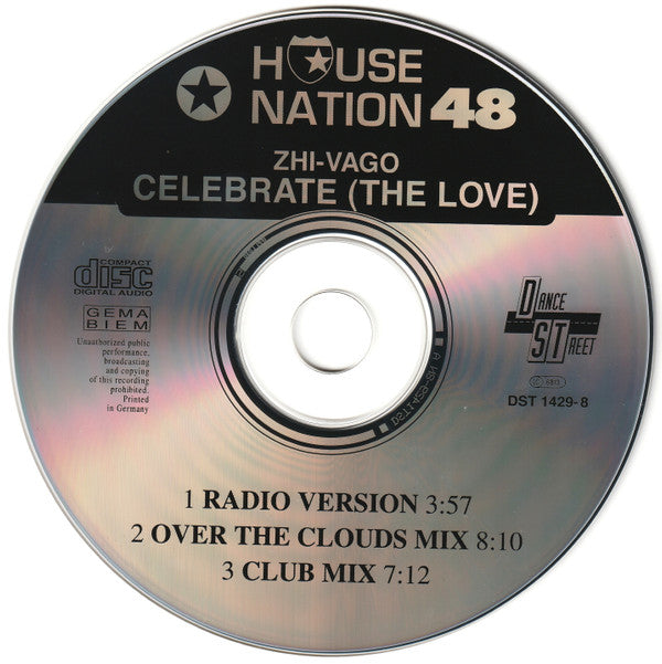 Zhi-Vago : Celebrate (The Love) (CD, Maxi)