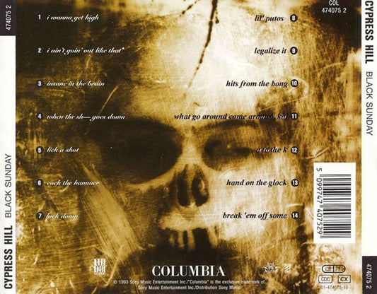 Cypress Hill : Black Sunday (CD, Album)