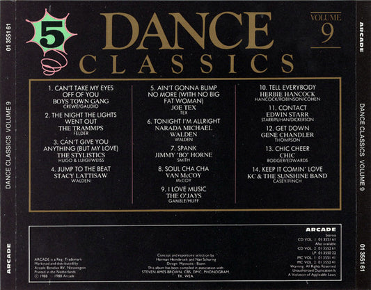 Various : Dance Classics Volume 9 (CD, Comp)