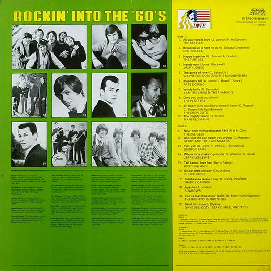 Various : All You Need Is Love: Rockin' Into The '60's (LP, Comp)