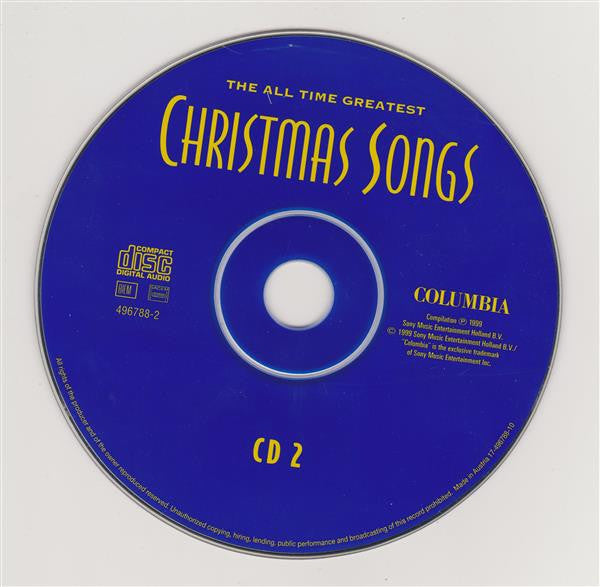 Various : The All Time Greatest Christmas Songs (2xCD, Comp)