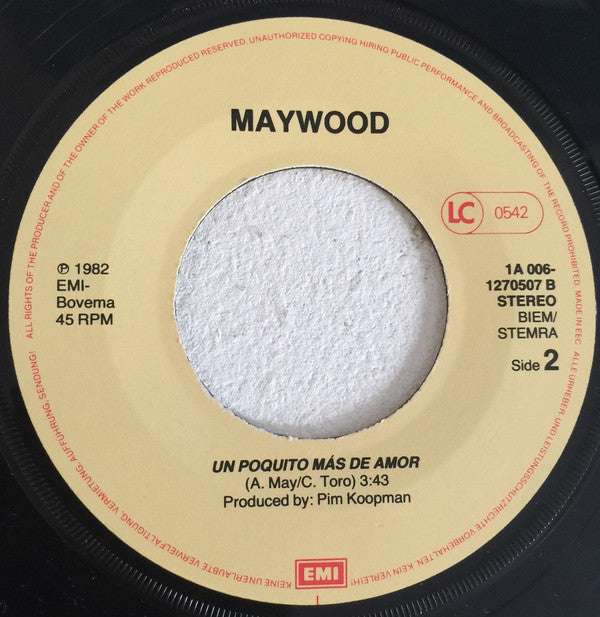Maywood : Show Me The Way To Paradise (7", Single)