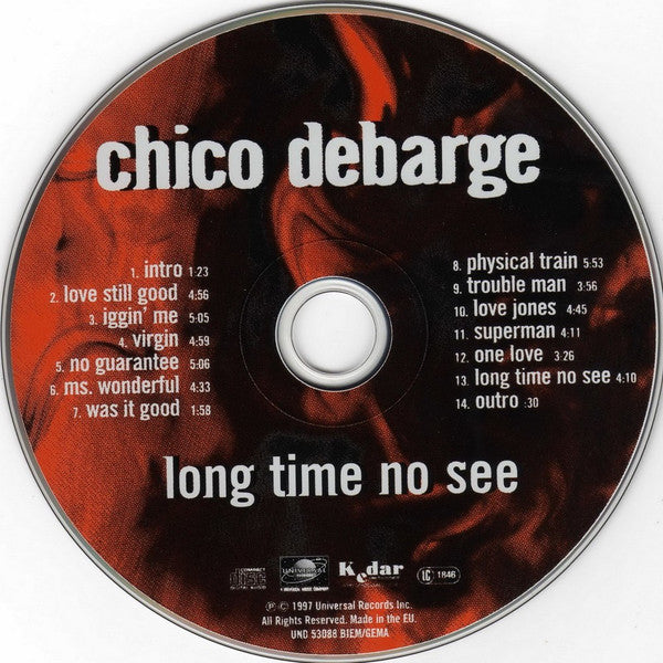 Chico DeBarge : Long Time No See (CD, Album)