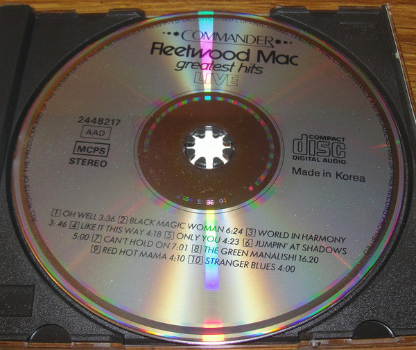 Fleetwood Mac : Greatest Hits Live (CD, Comp)