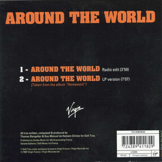 Daft Punk : Around The World (CD, Single)