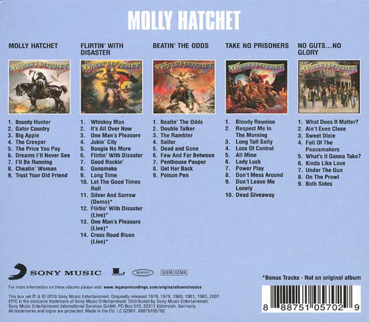 Molly Hatchet : Original Album Classics (Box, Comp, Car + CD, Album, RE, Min + CD, Album, R)