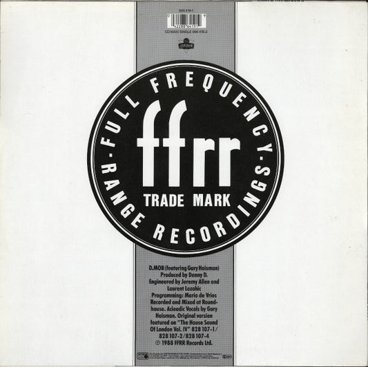 D Mob Featuring Gary Haisman : We Call It Acieed (Remix) (12", Maxi)