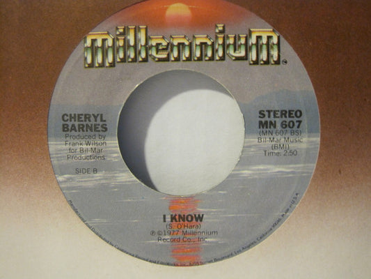 Cheryl Barnes : Save And Spend (7", Single, Styrene)