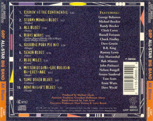 GRP All-Star Big Band : All Blues (CD, Album)