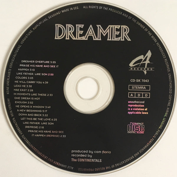 Continental Singers : Dreamer (CD)