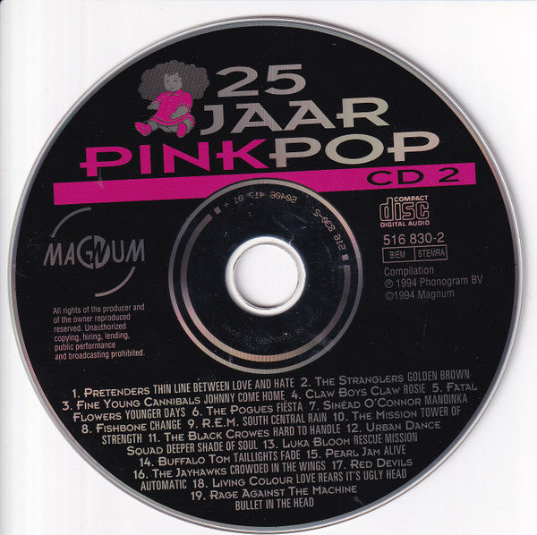 Various : 25 Jaar Pinkpop (2xCD, Comp)