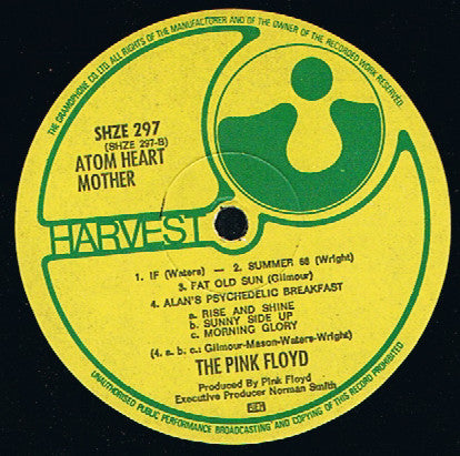 Pink Floyd : Atom Heart Mother (LP, Album, Gat)