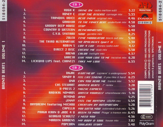 Various : Bronto Beats (24 Colossal Club Hits) (2xCD, Comp)