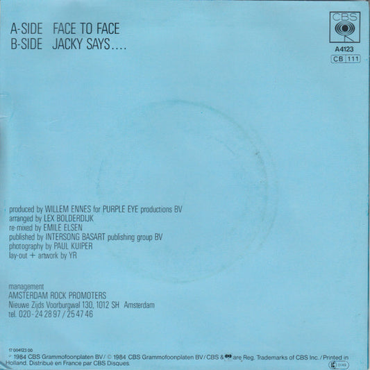 Emile Den Tex : Face To Face (7", Single)