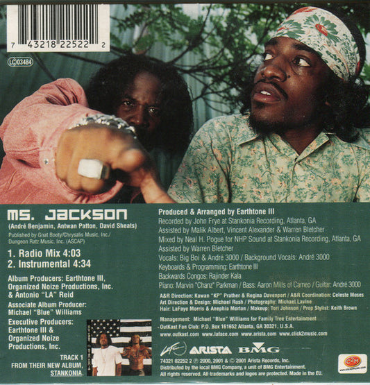 OutKast : Ms. Jackson (CD, Single)