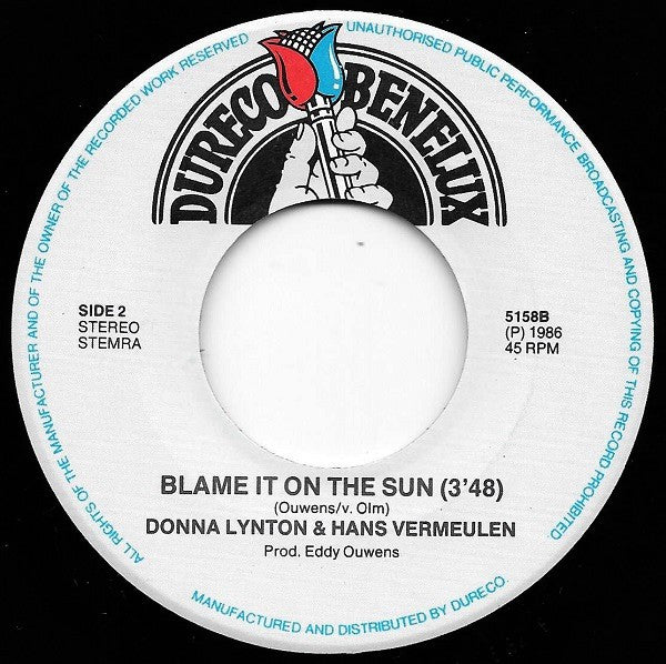 Donna Lynton & Hans Vermeulen : I Am But A Fool (7", Single)