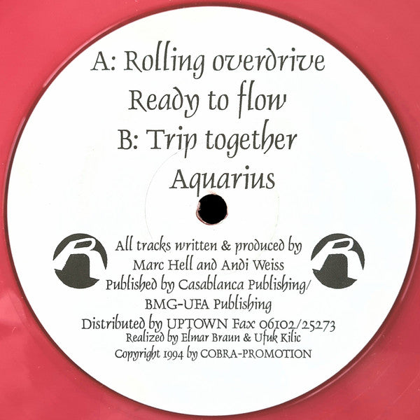 Marc Hell & Andi W. : Rolling Overdrive E.P. (12", EP, Pin)