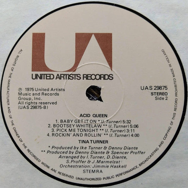 Tina Turner : Acid Queen (LP, Album)
