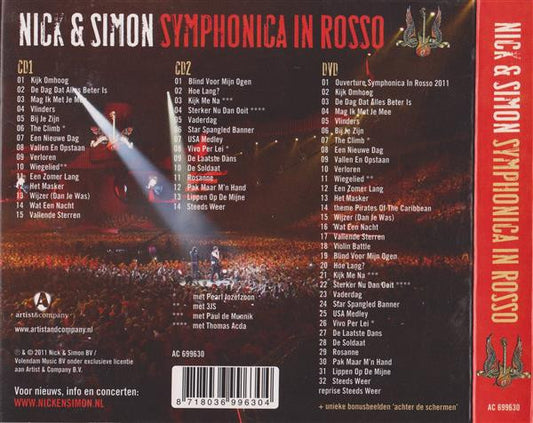 Nick & Simon : Symphonica In Rosso (2xCD, Album + DVD-V)