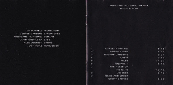 Wolfgang Muthspiel Sextet : Black & Blue (CD)