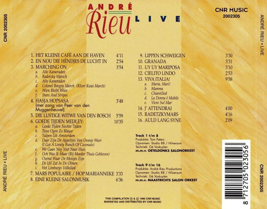 André Rieu : Live (CD, Comp)