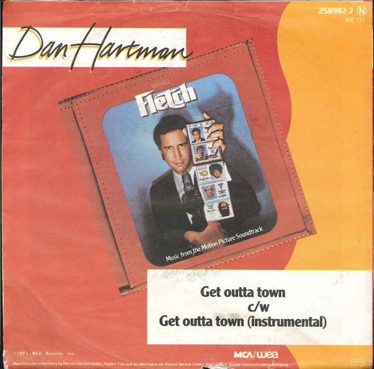 Dan Hartman : Get Outta Town (7", Single)