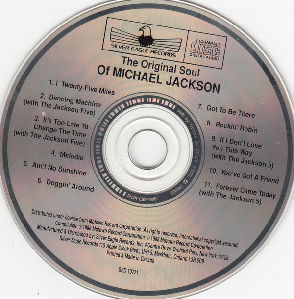 Michael Jackson : The Original Soul Of Michael Jackson (CD, Comp)