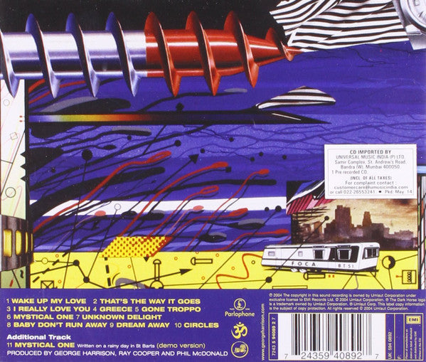 George Harrison : Gone Troppo (CD, Album, RM)
